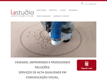 Tablet Screenshot of lastudio.com.br